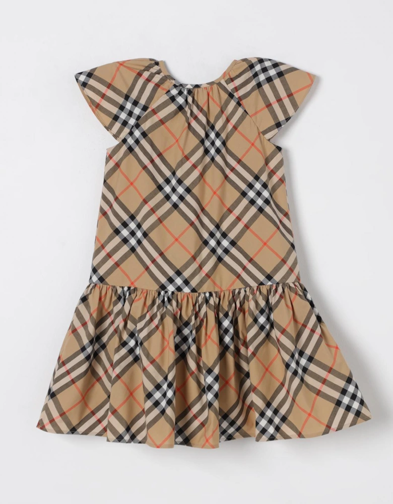 Check Dress Flirty Cotton