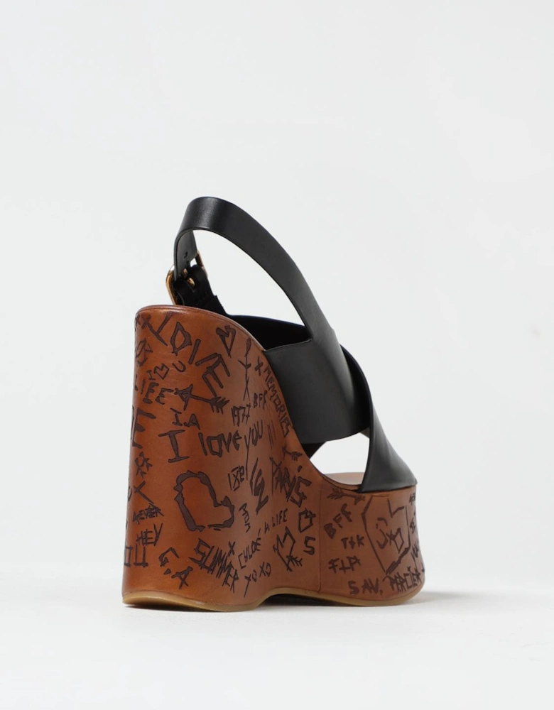 Elegant Women's Wedge Sandals with Adjustable Strap Perfect for Elevated Comfort