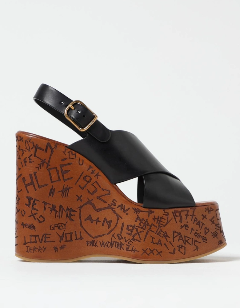 Elegant Women's Wedge Sandals with Adjustable Strap Perfect for Elevated Comfort