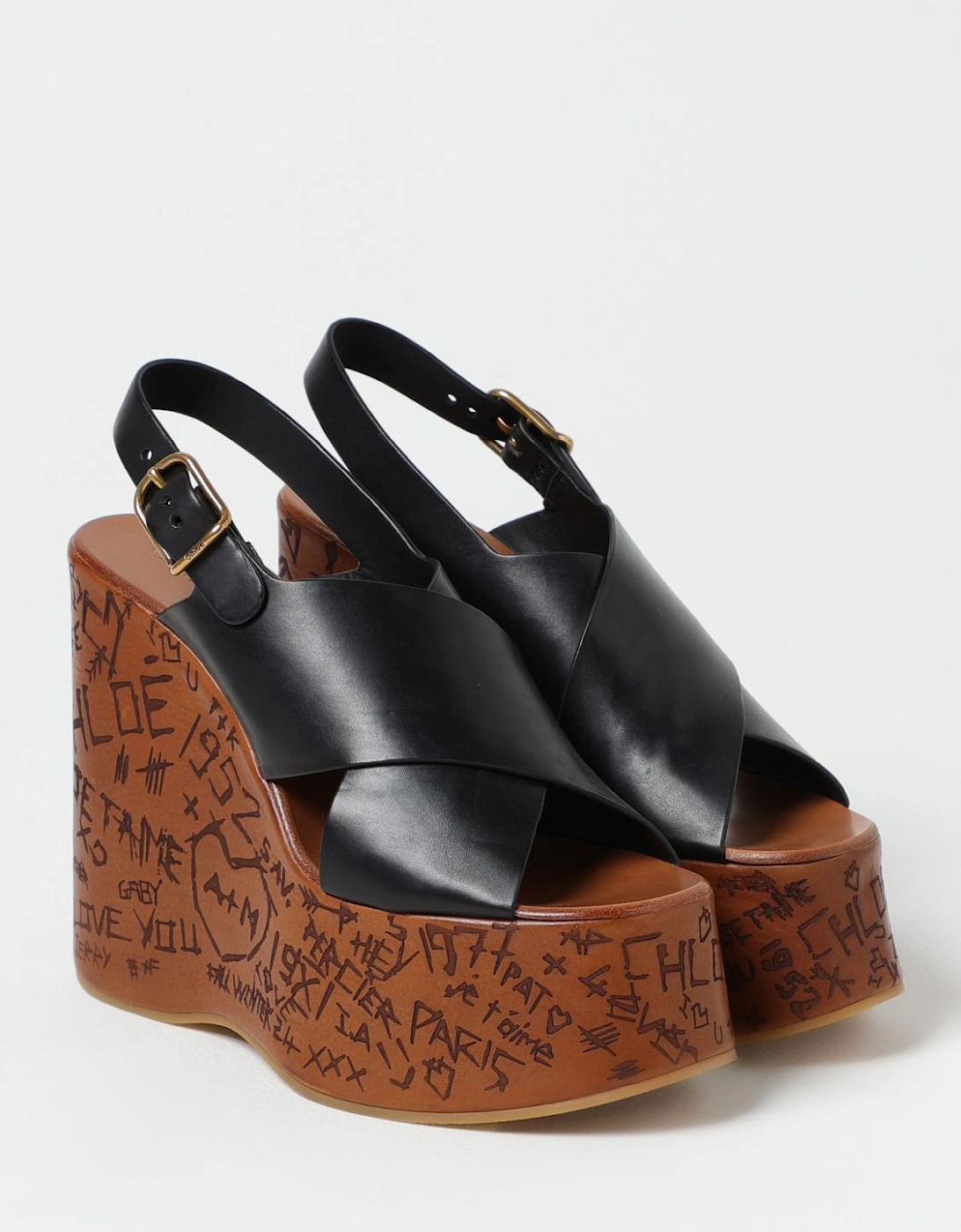Elegant Women's Wedge Sandals with Adjustable Strap Perfect for Elevated Comfort
