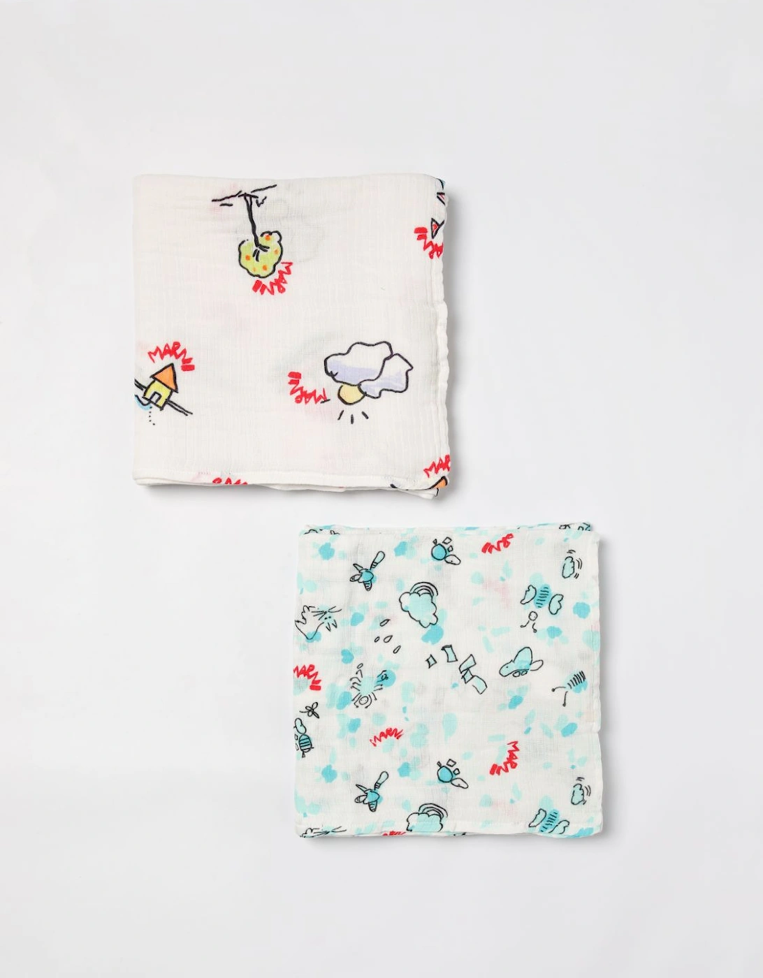 Baby Muslin Squares Cartoon Prints, 3 of 2