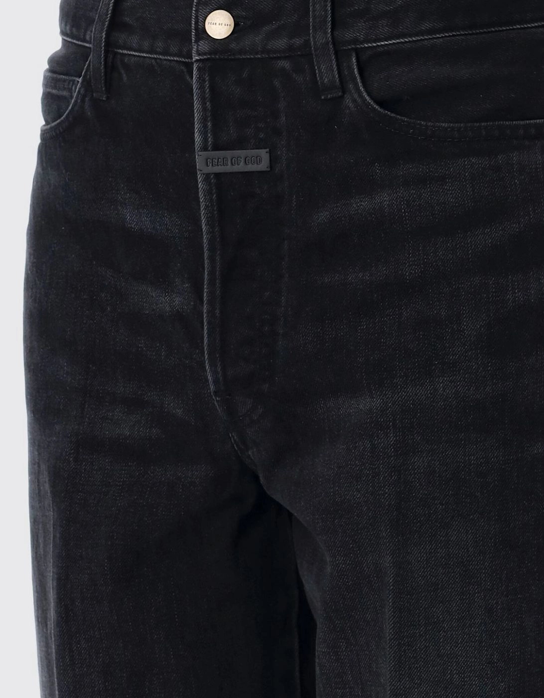 Relaxed Fit Black Denim Jeans