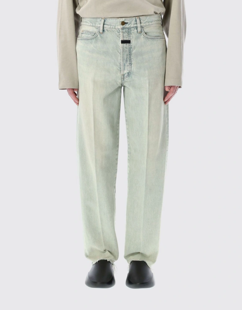 Relaxed Fit Black Denim Jeans