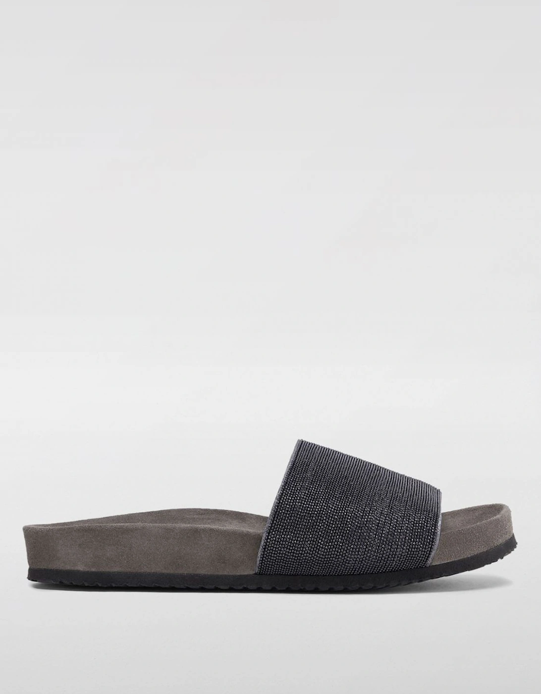 Embellished Suede Slides, 6 of 5