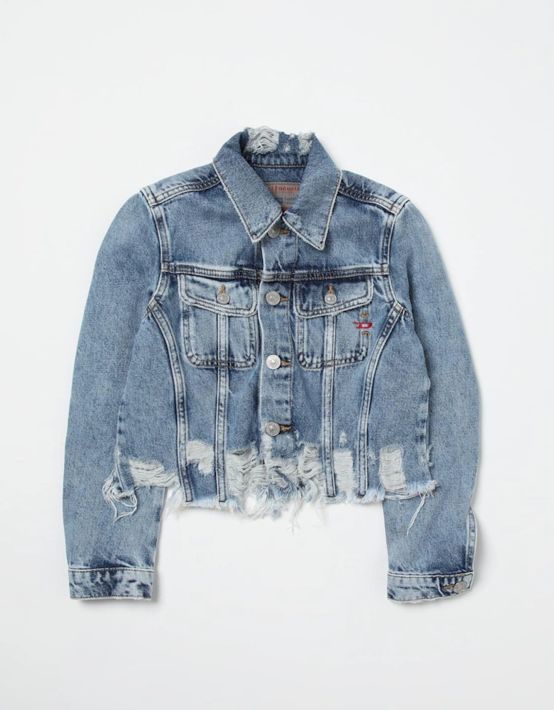 Kids Distressed Denim Jacket