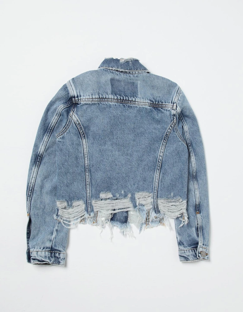 Kids Distressed Denim Jacket