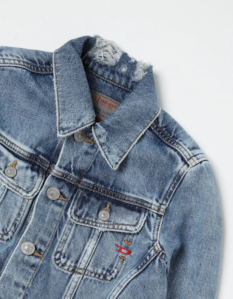 Kids Distressed Denim Jacket