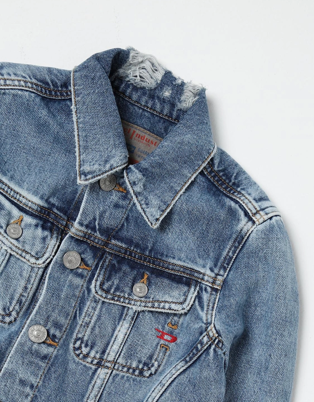Kids Distressed Denim Jacket