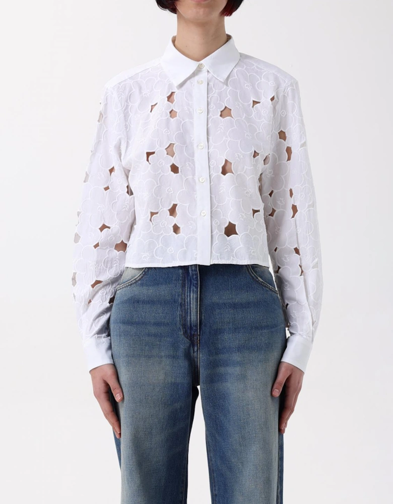 Cropped Shirt Flower CutOuts