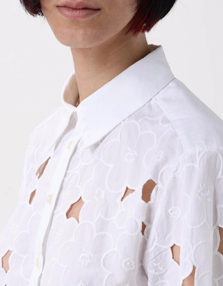 Cropped Shirt Flower CutOuts