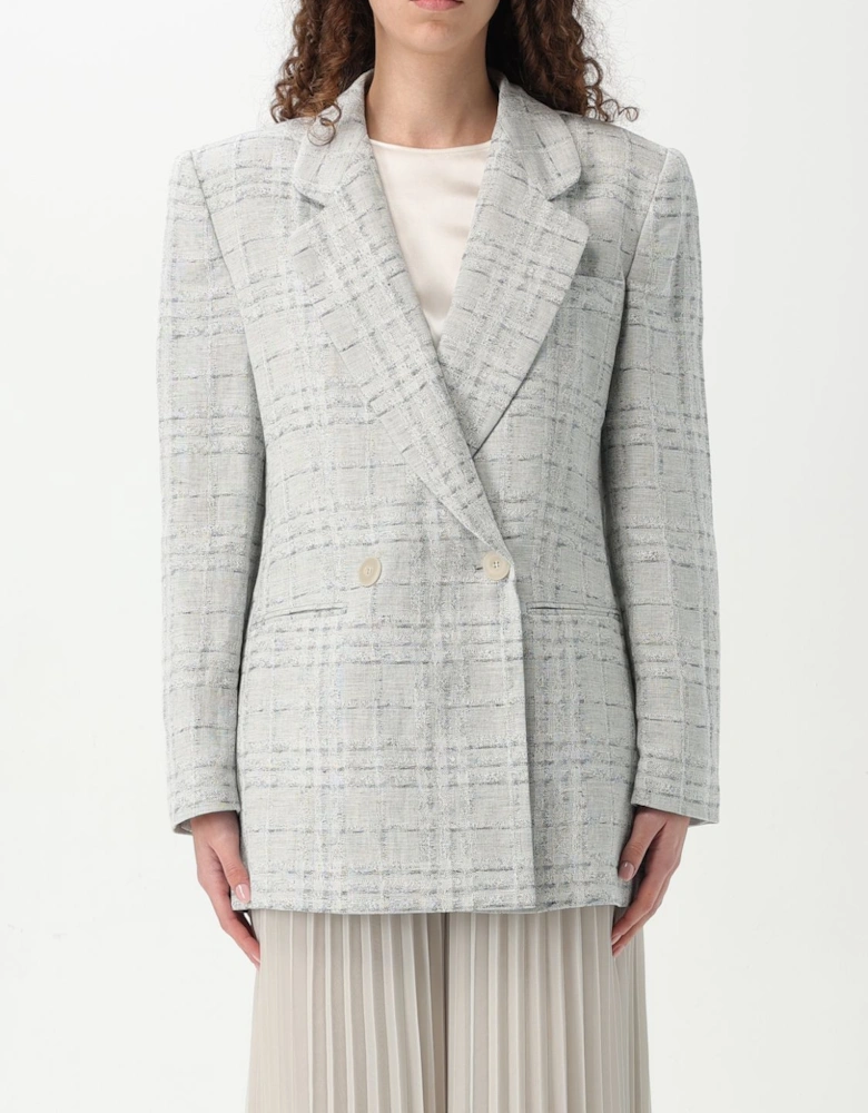 Tweed DoubleBreasted Blazer