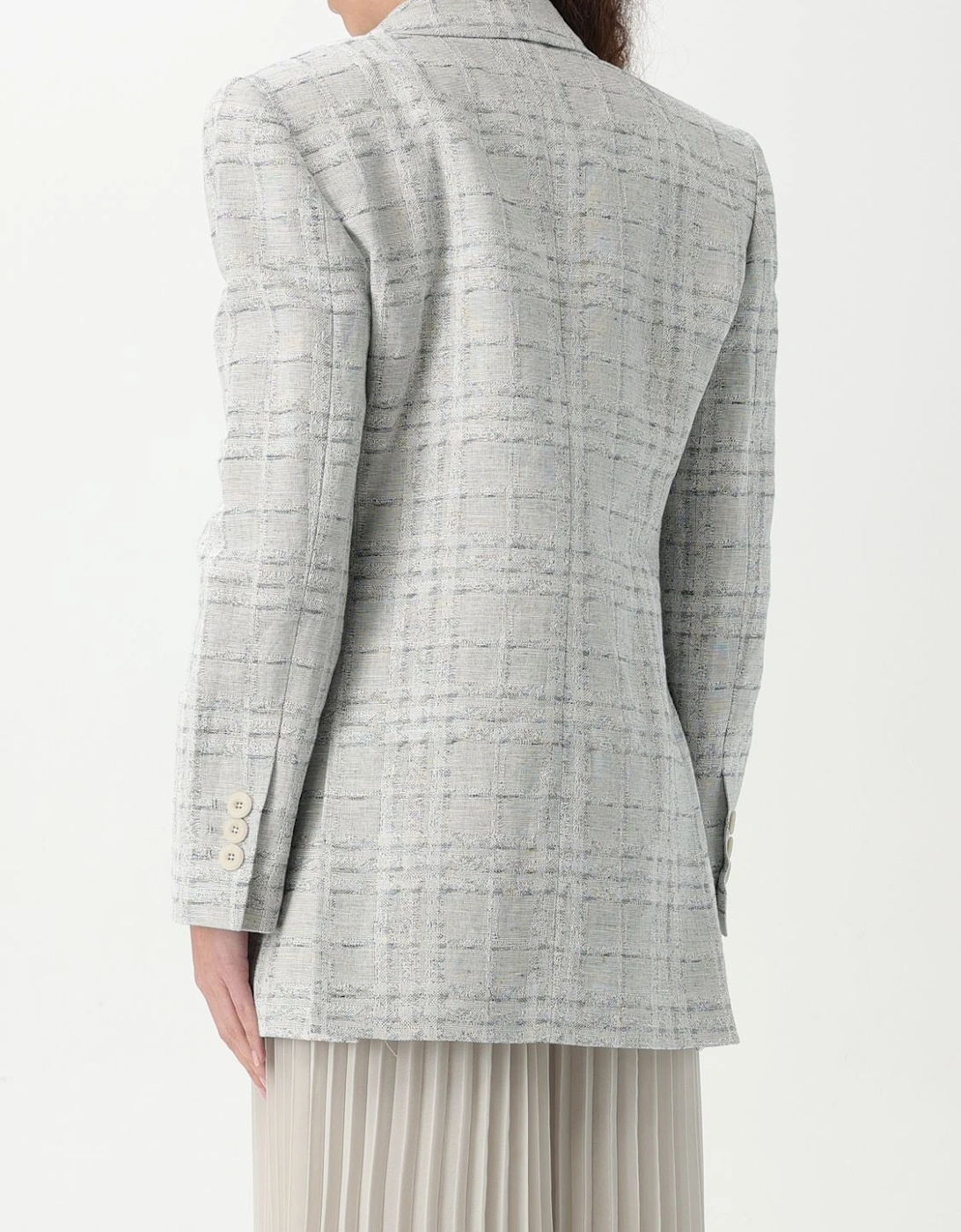 Tweed DoubleBreasted Blazer