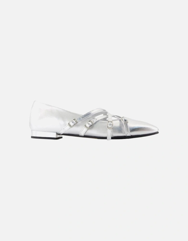 CrossStrap Buckle Flats