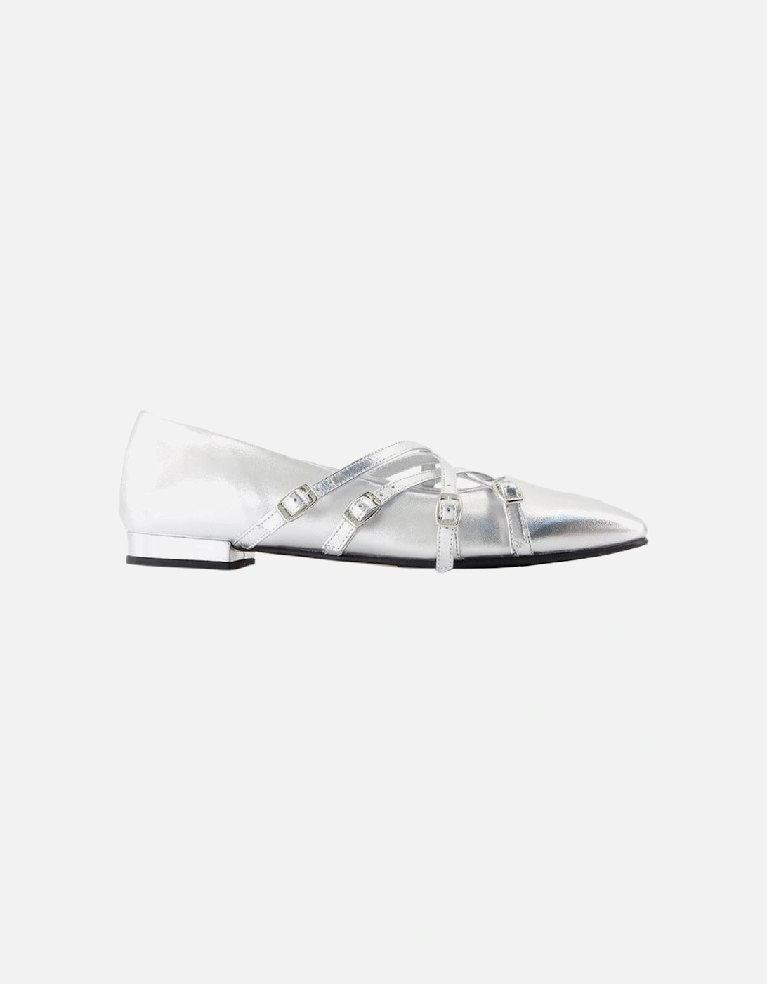 CrossStrap Buckle Flats, 4 of 3