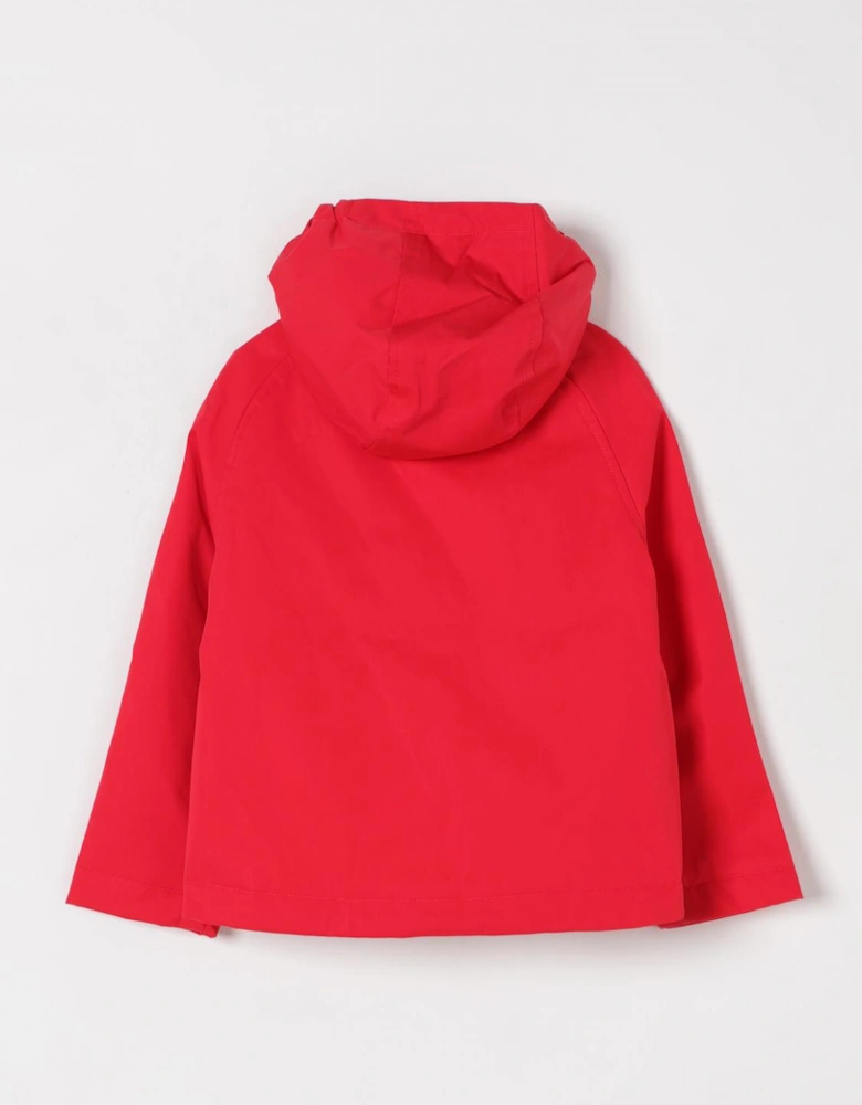 Cherry Hooded Raincoat