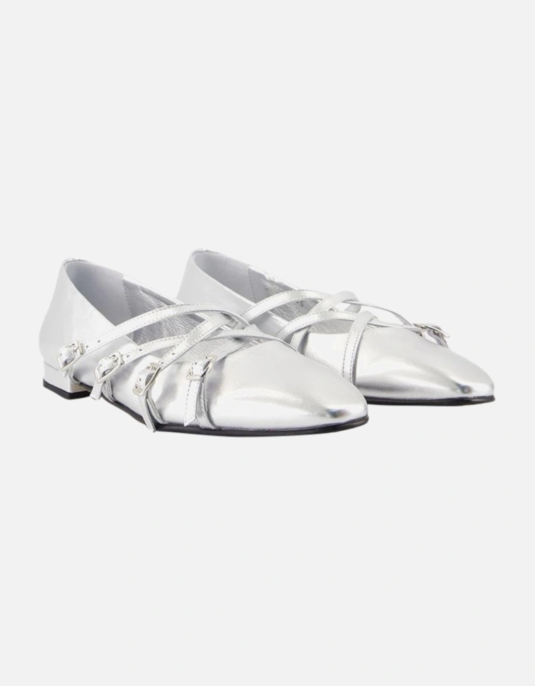 CrossStrap Buckle Flats