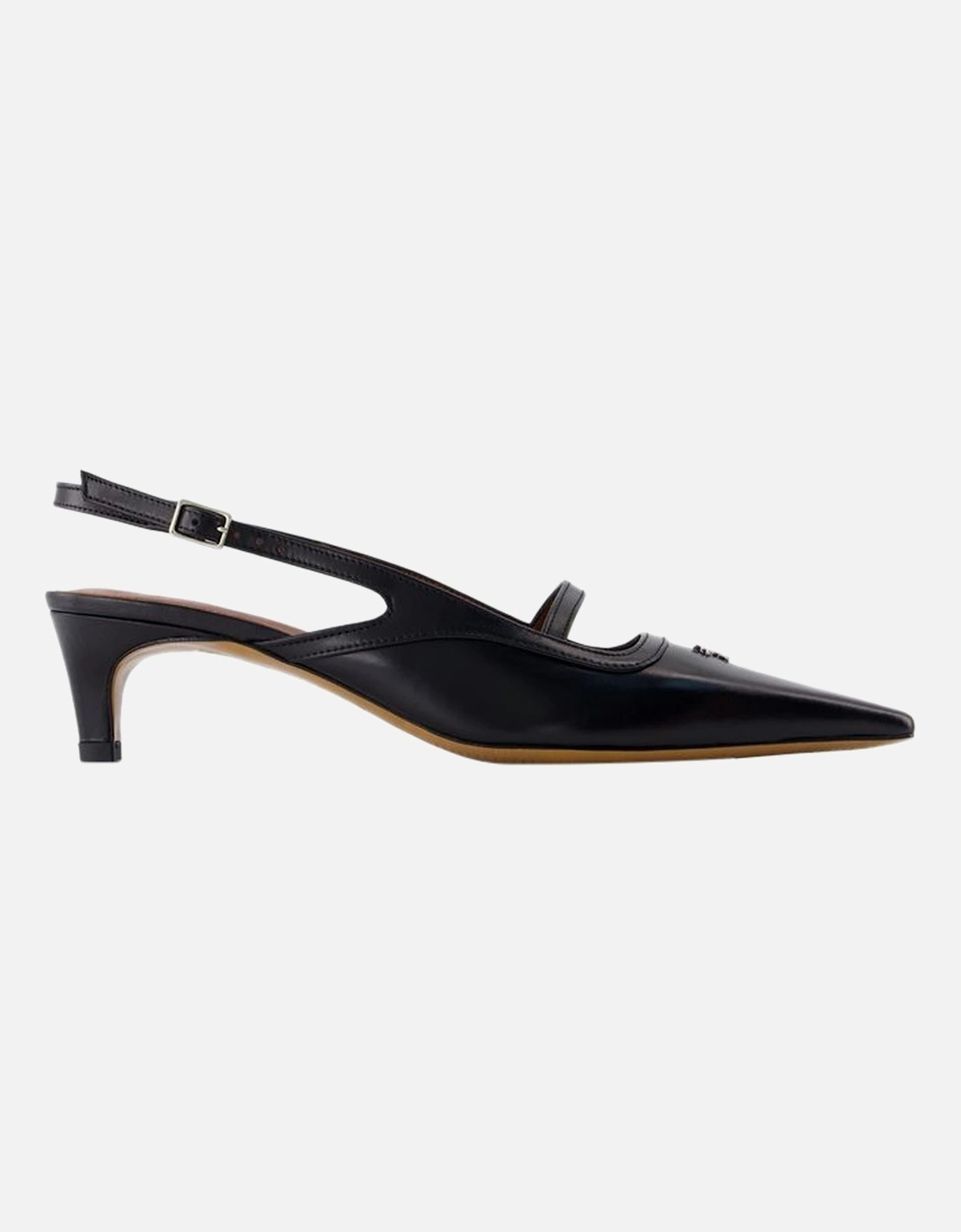 Kate Slingback Heels Low Kitten Heel, 5 of 4