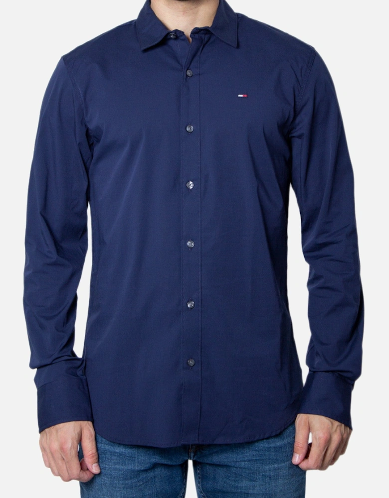 Classic Fit Long Sleeve Shirt Navy MW0MW21941