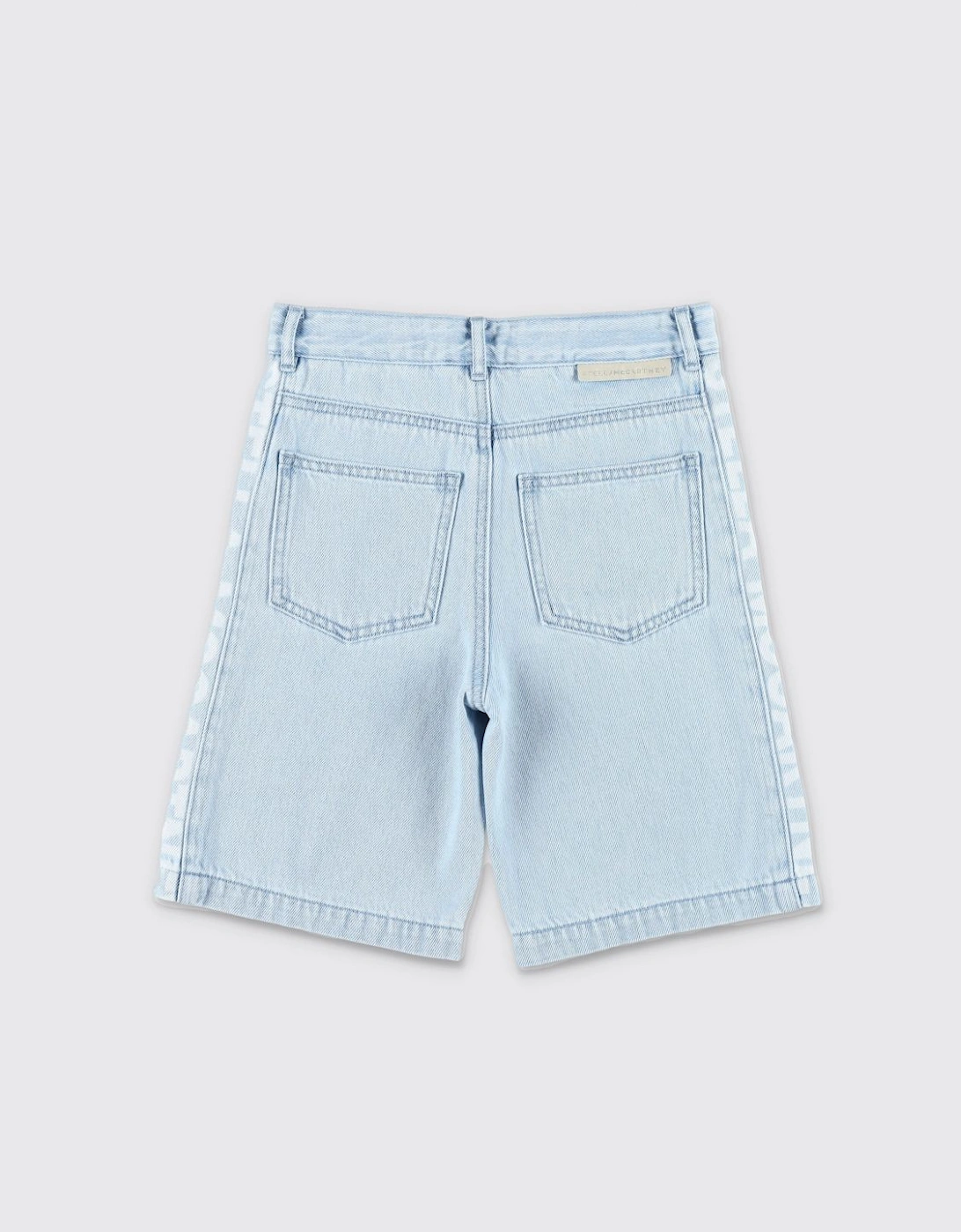 Kids Denim Shorts Side Logo