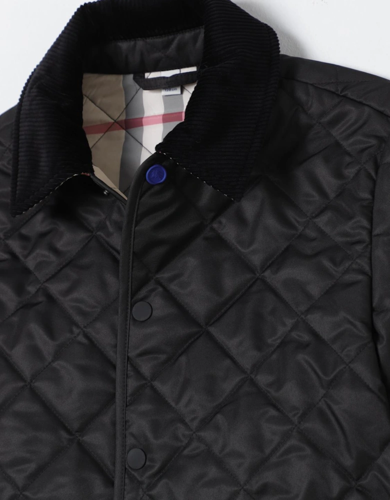 Quilted Jacket Diamond Pattern