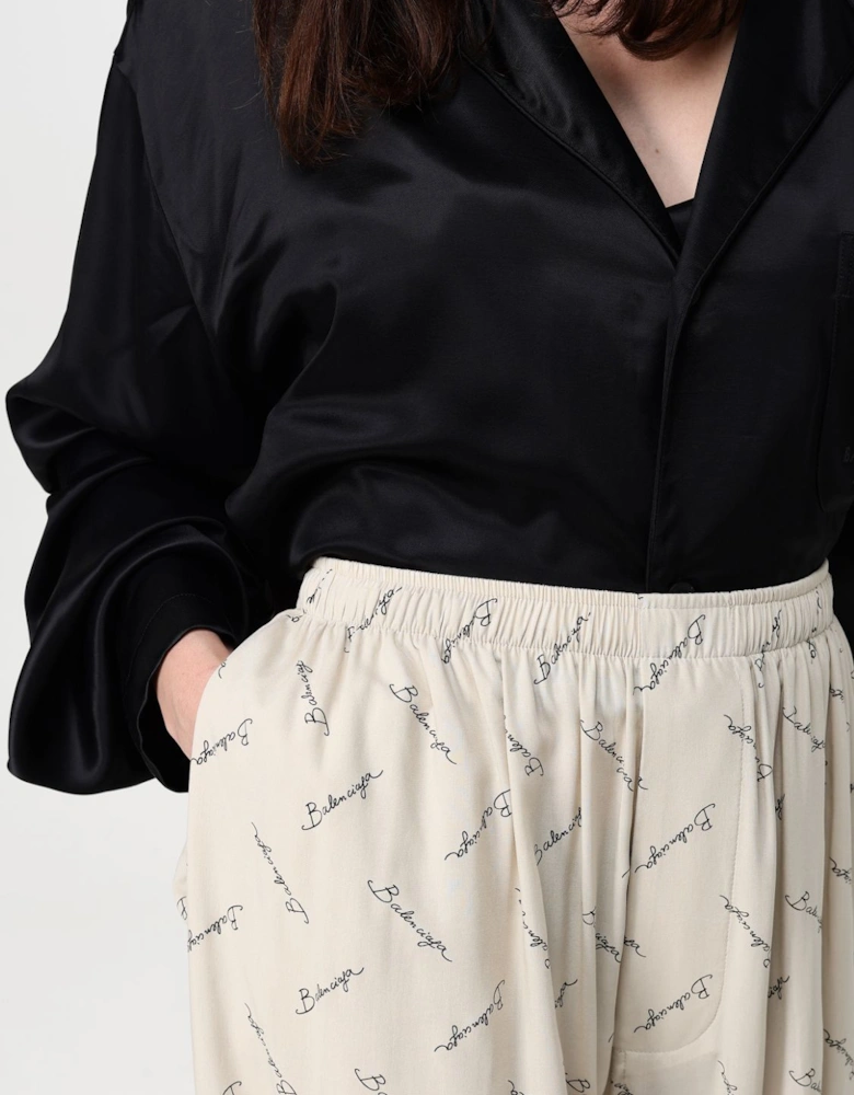 Signature Print WideLeg Pants
