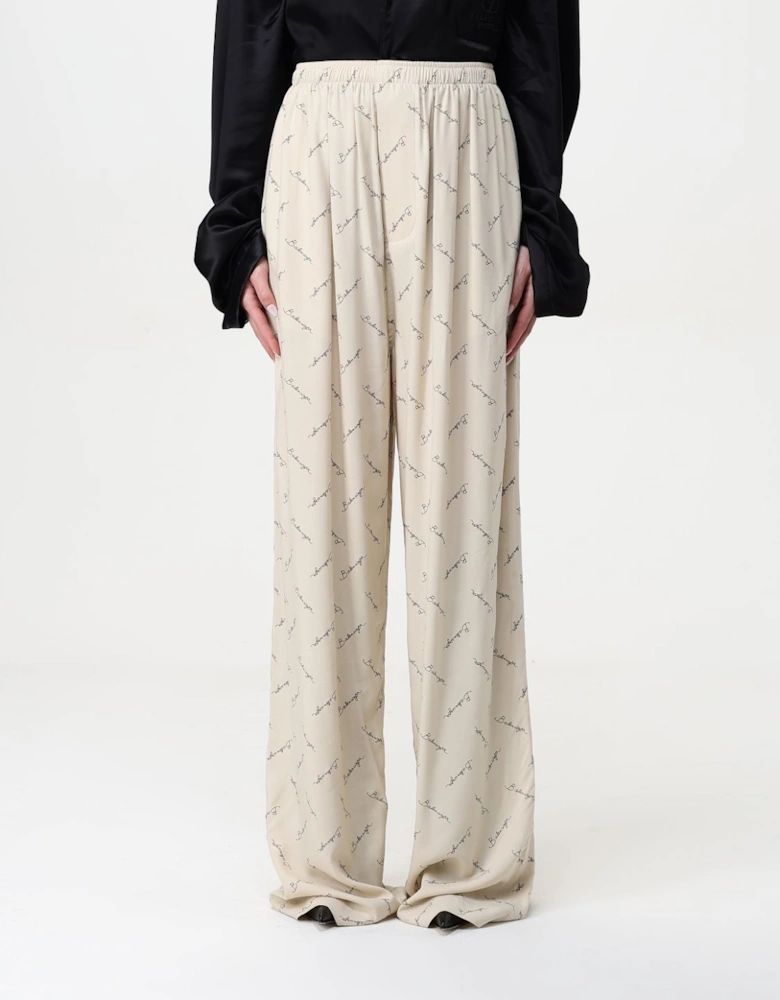 Signature Print WideLeg Pants