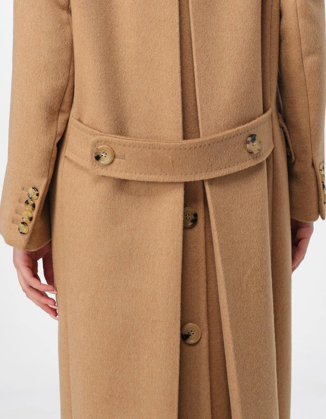 Teddy Bear Doublebreasted Maxi Coat