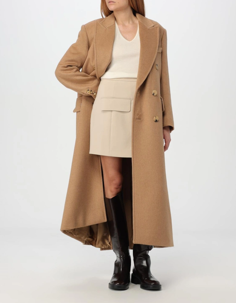 Teddy Bear Doublebreasted Maxi Coat