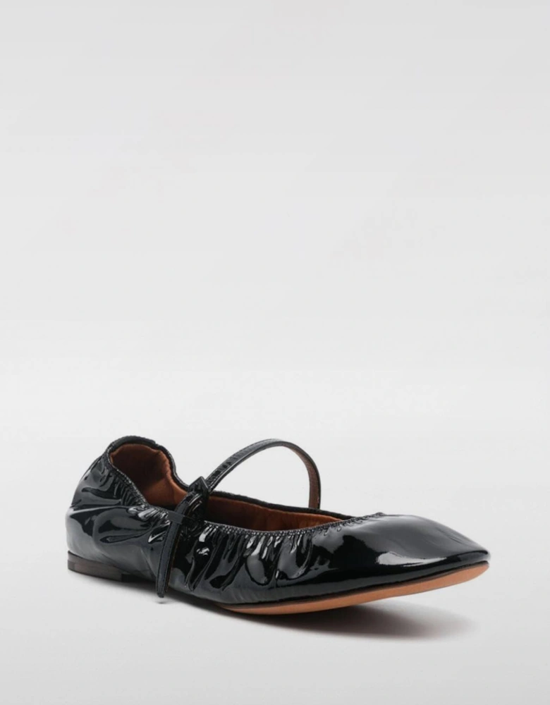 Patent Leather Ballerinas Mary Janes Buckle