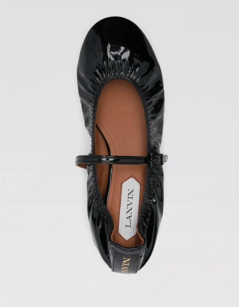 Patent Leather Ballerinas Mary Janes Buckle