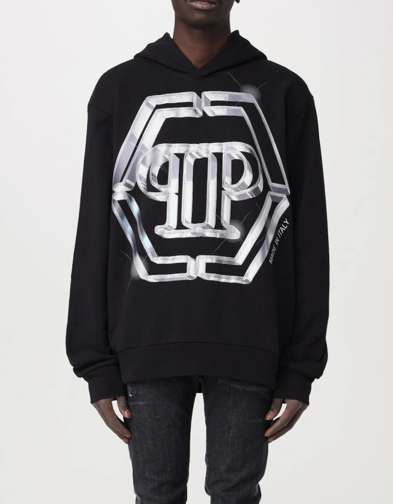 Metallic Logo Hoodie