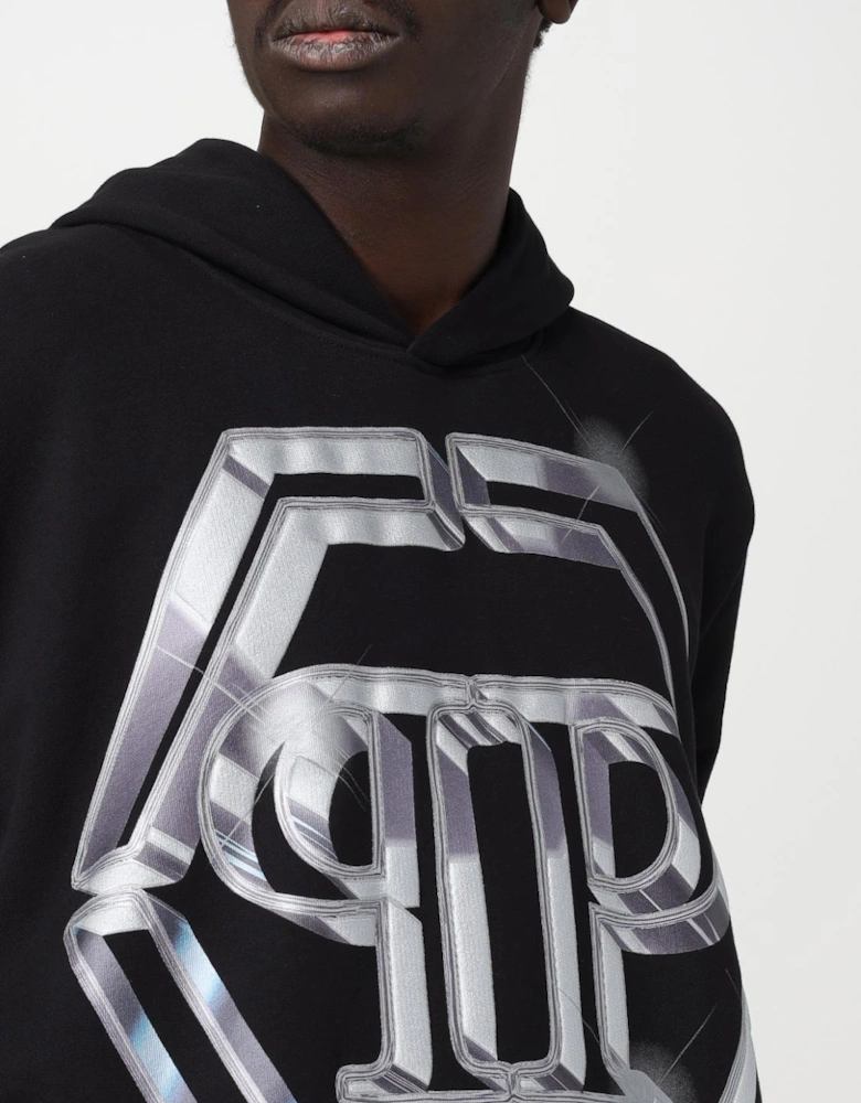 Metallic Logo Hoodie