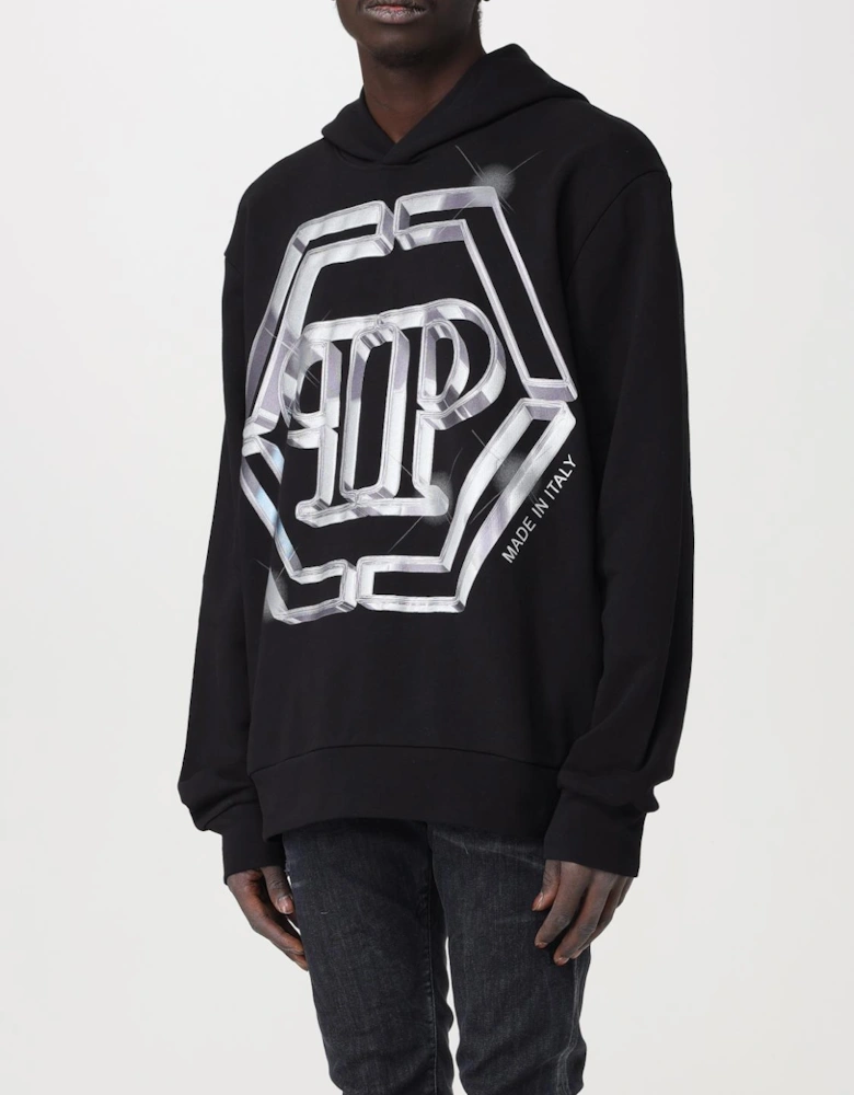 Metallic Logo Hoodie