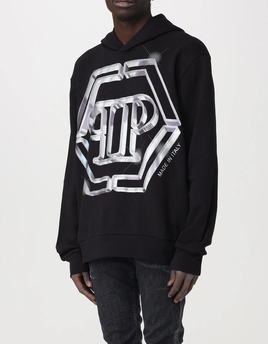 Metallic Logo Hoodie