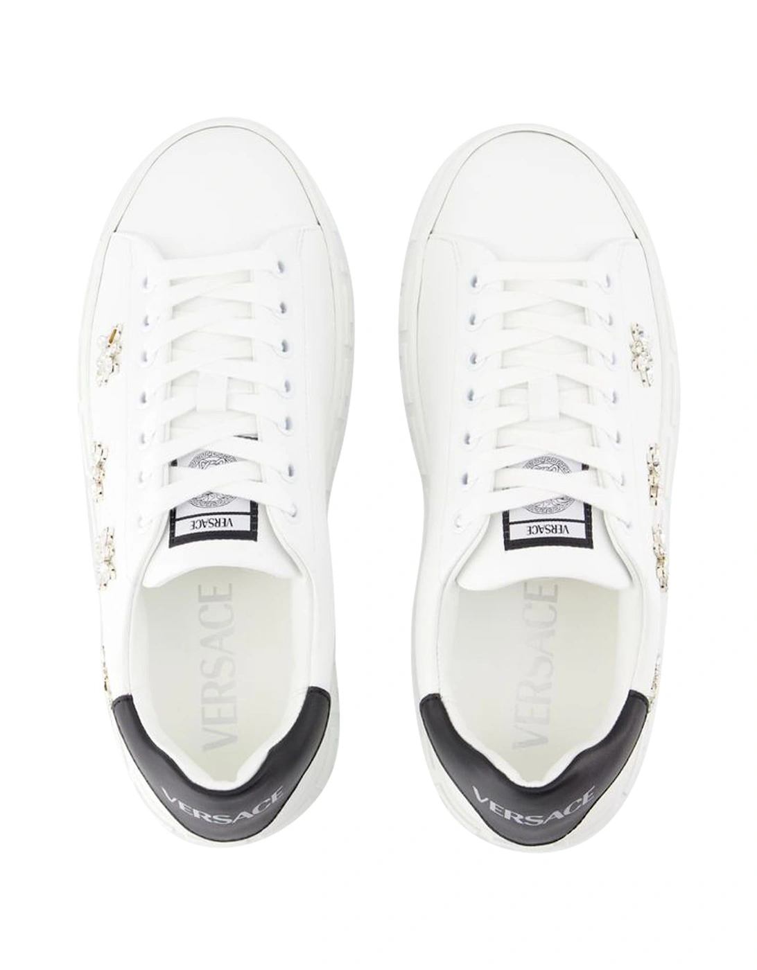 Chain Reaction Sneakers Crystal Embellishments