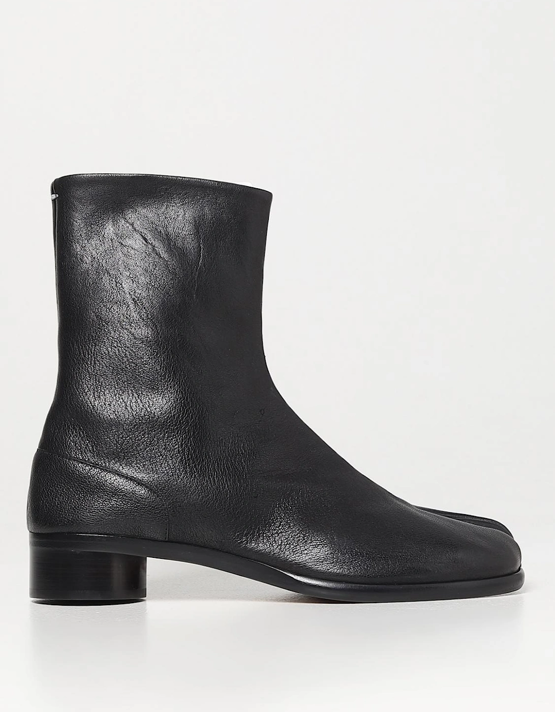 Tabi Ankle Boots Low Heel Leather, 5 of 4