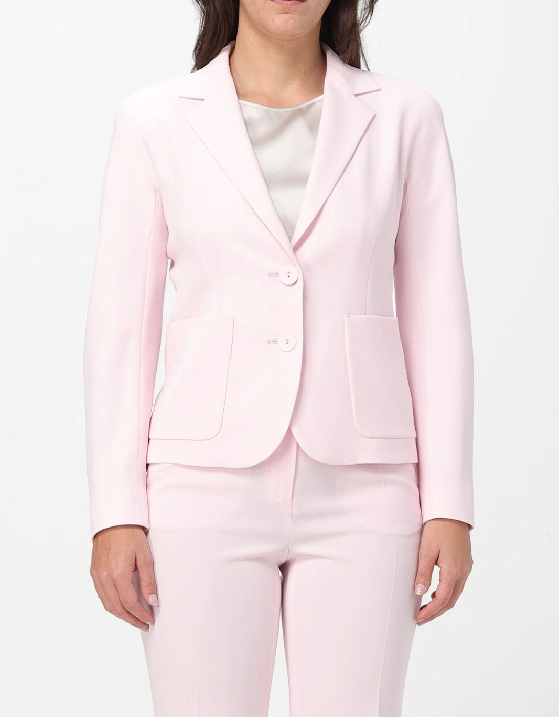 Tailored Notch Collar Blazer