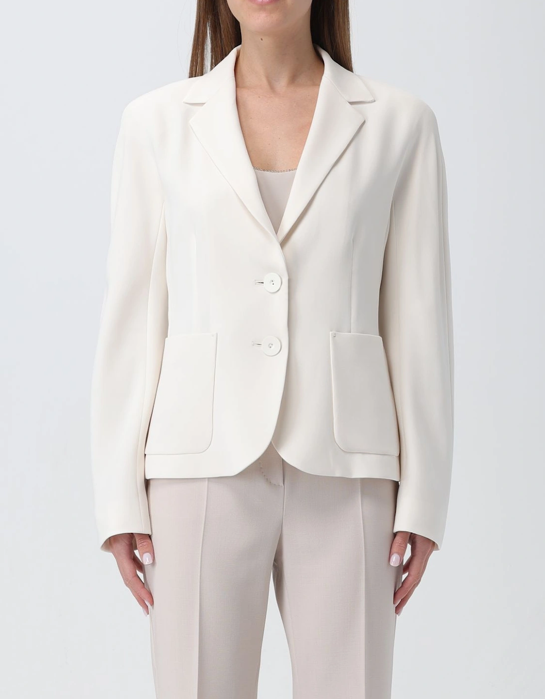 Tailored Notch Collar Blazer