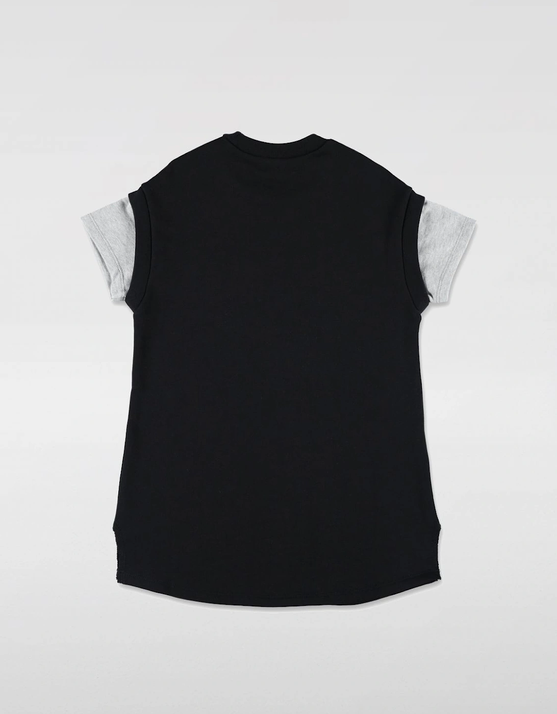 Short Sleeve Crew Neck Dress