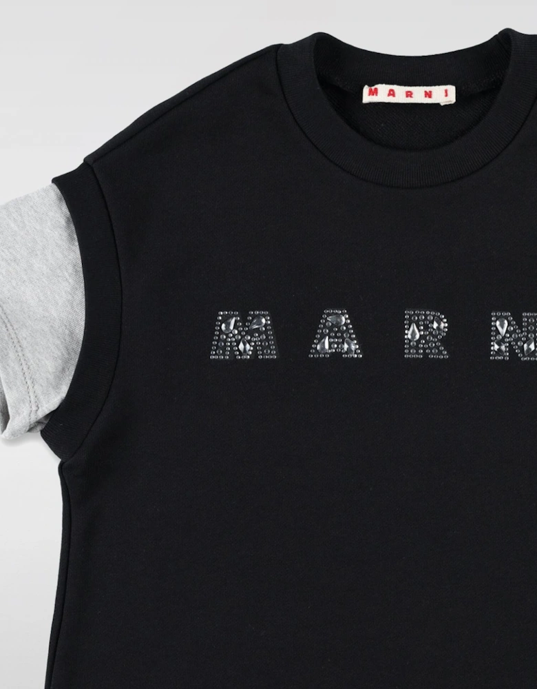 Short Sleeve Crew Neck Dress