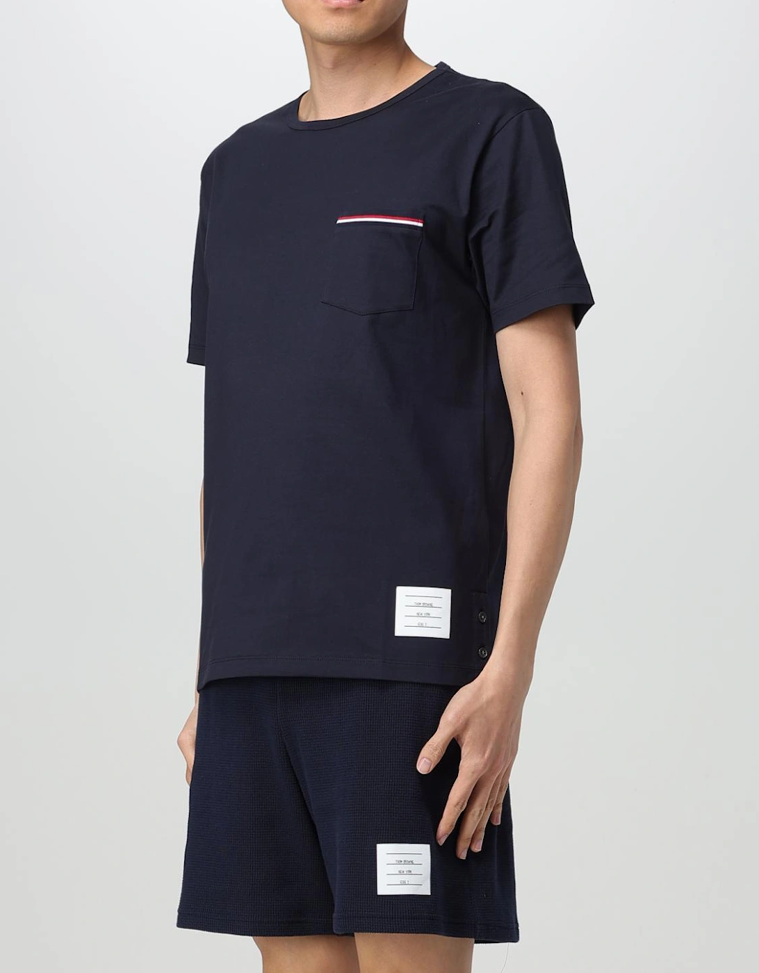 Crew Neck Pocket TShirt