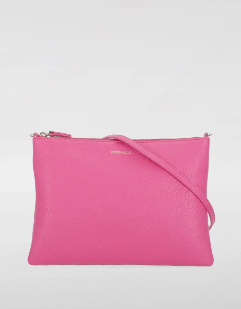 Mini Leather Crossbody Bag with Top Handle