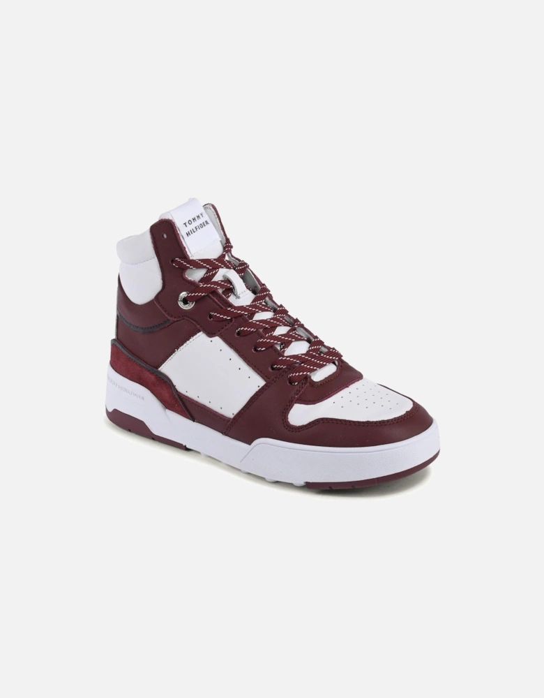 Leather Sneakers with Detailed Design