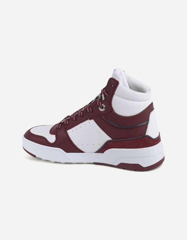 Leather Sneakers with Detailed Design
