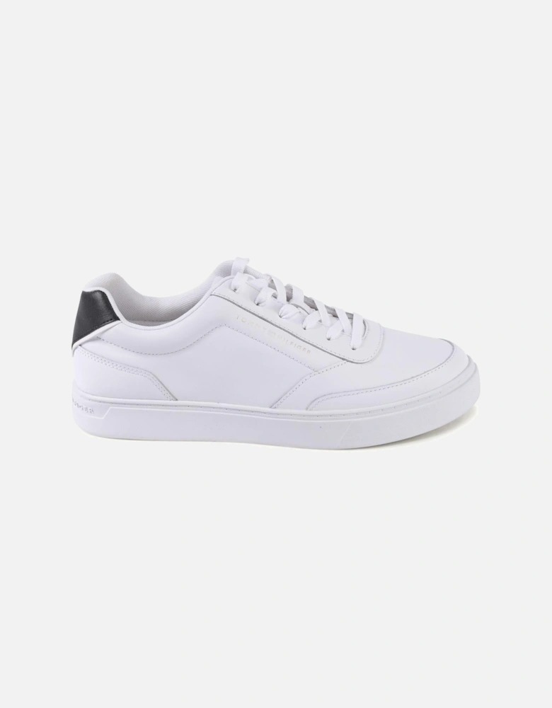 Classic Leather Sneaker with Polyamide and Polyurethane Detailing