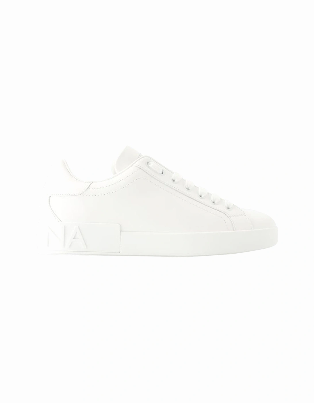 Smooth Calfskin Top Lace Sneakers, 4 of 3