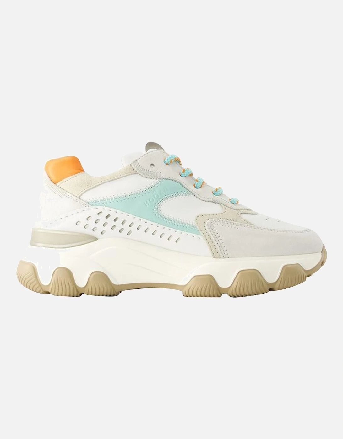 Smooth Leather Top Lace Sneakers, 5 of 4