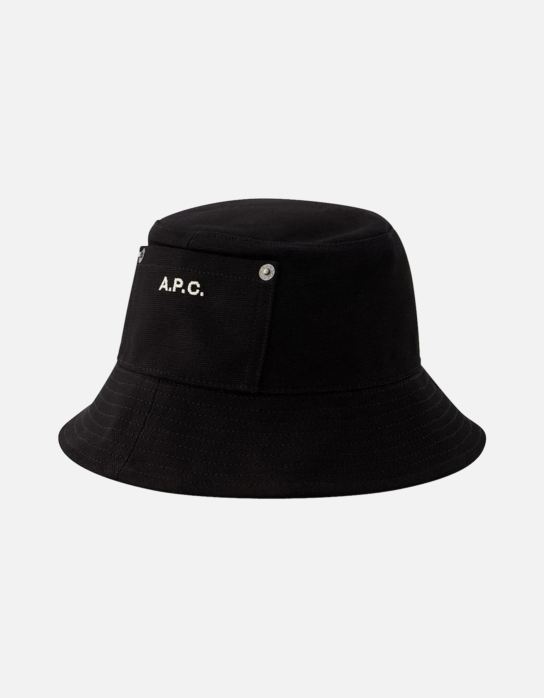 Cotton Bucket Hat - Noir, 2 of 1