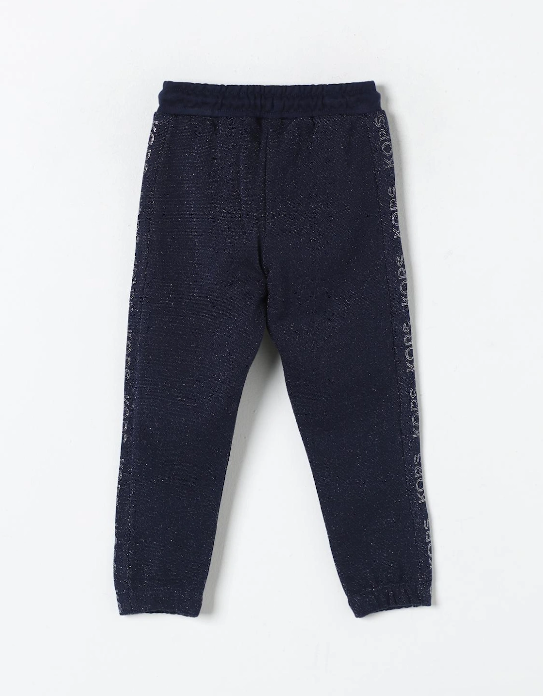 Glitter Joggers Side Logo Detail