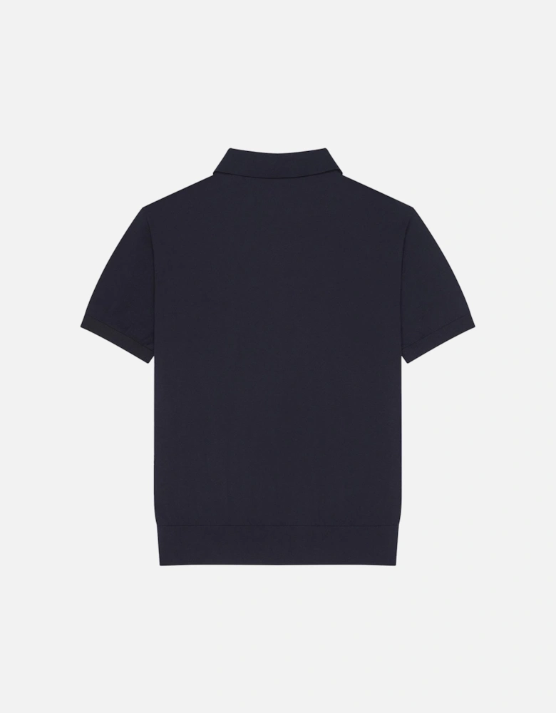 Cotton Polo Shirt Navy